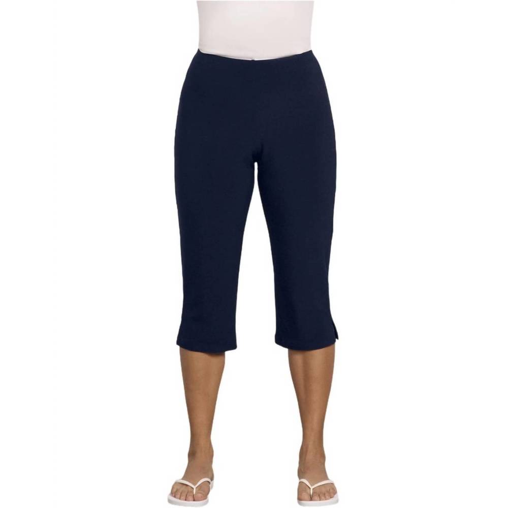 NEW SYMPLI narrow capri pant in navy